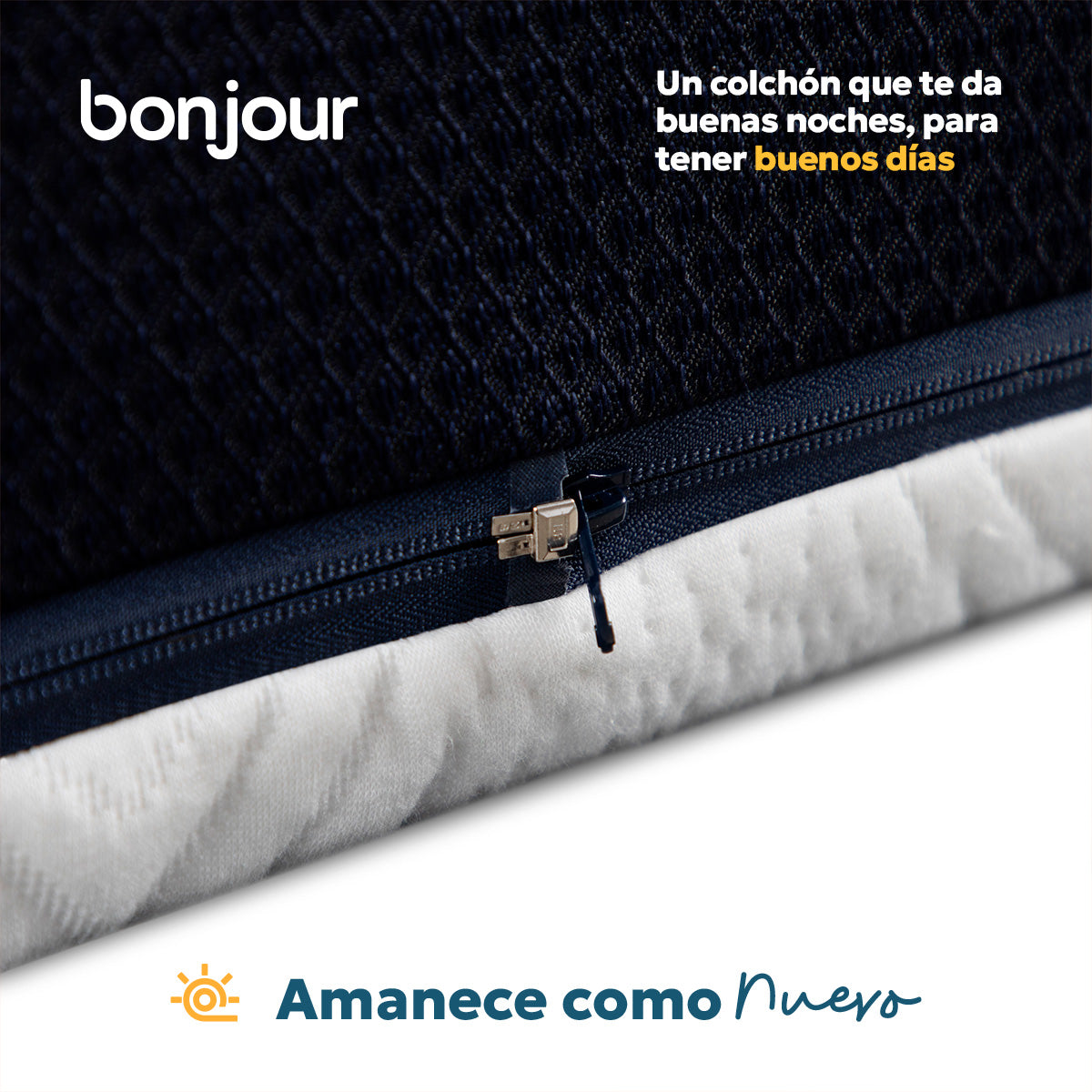 Colchón En Caja Bonjour Organicotton