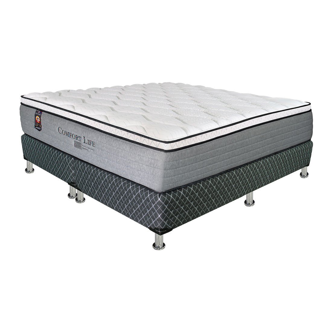 Cama Comfort Life Black Midnight Euro Top