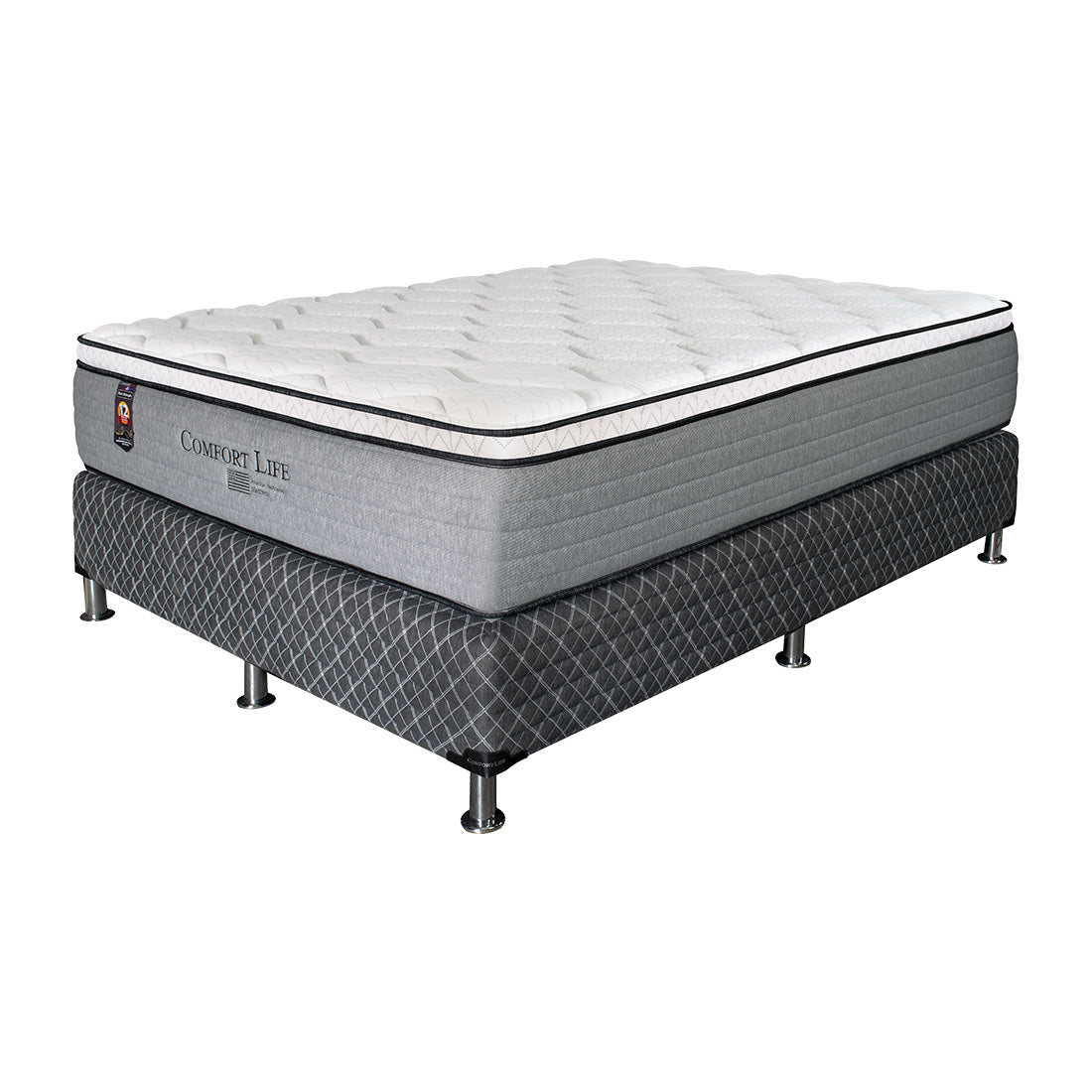 Cama Comfort Life Black Midnight Euro Top