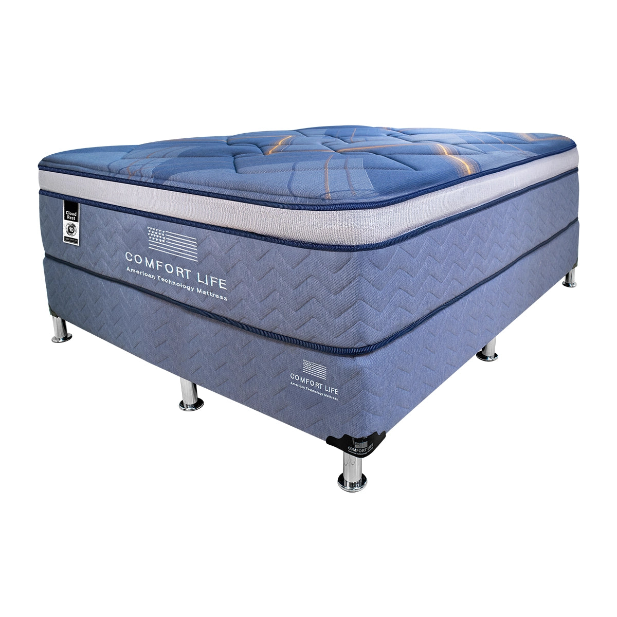 Cama Comfort Life CloudRest Pocket Euro Top Suave