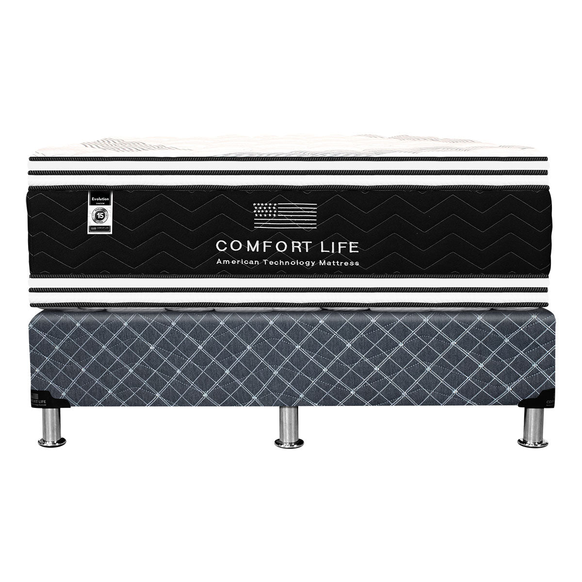 Cama Comfort Life Evolution Euro Pillow Top