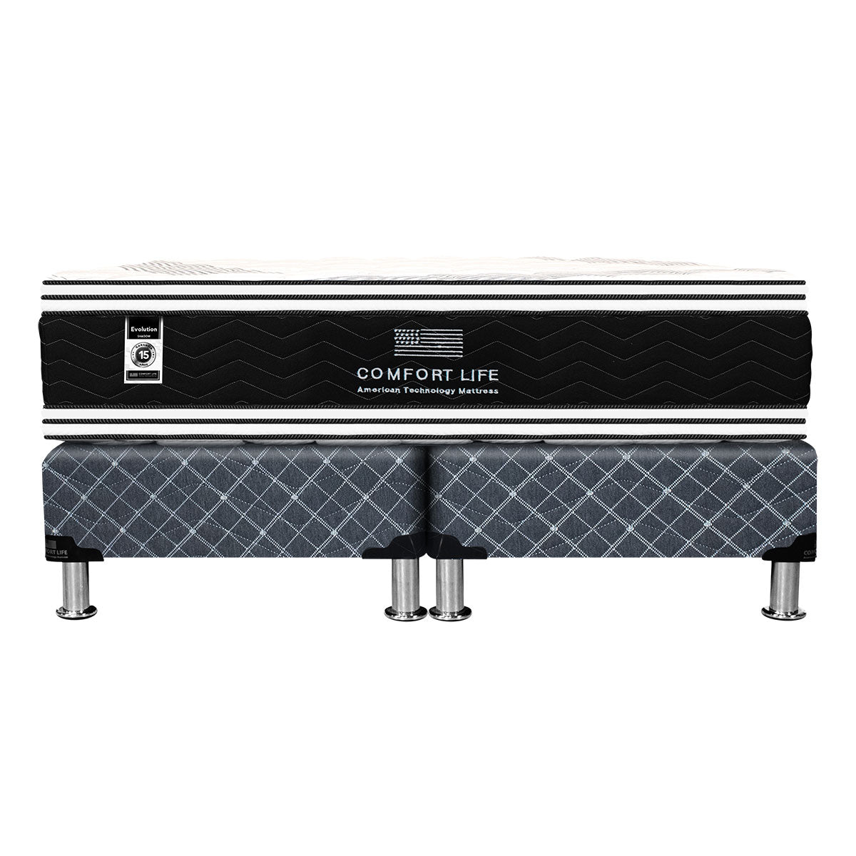 Cama Comfort Life Evolution Euro Pillow Top