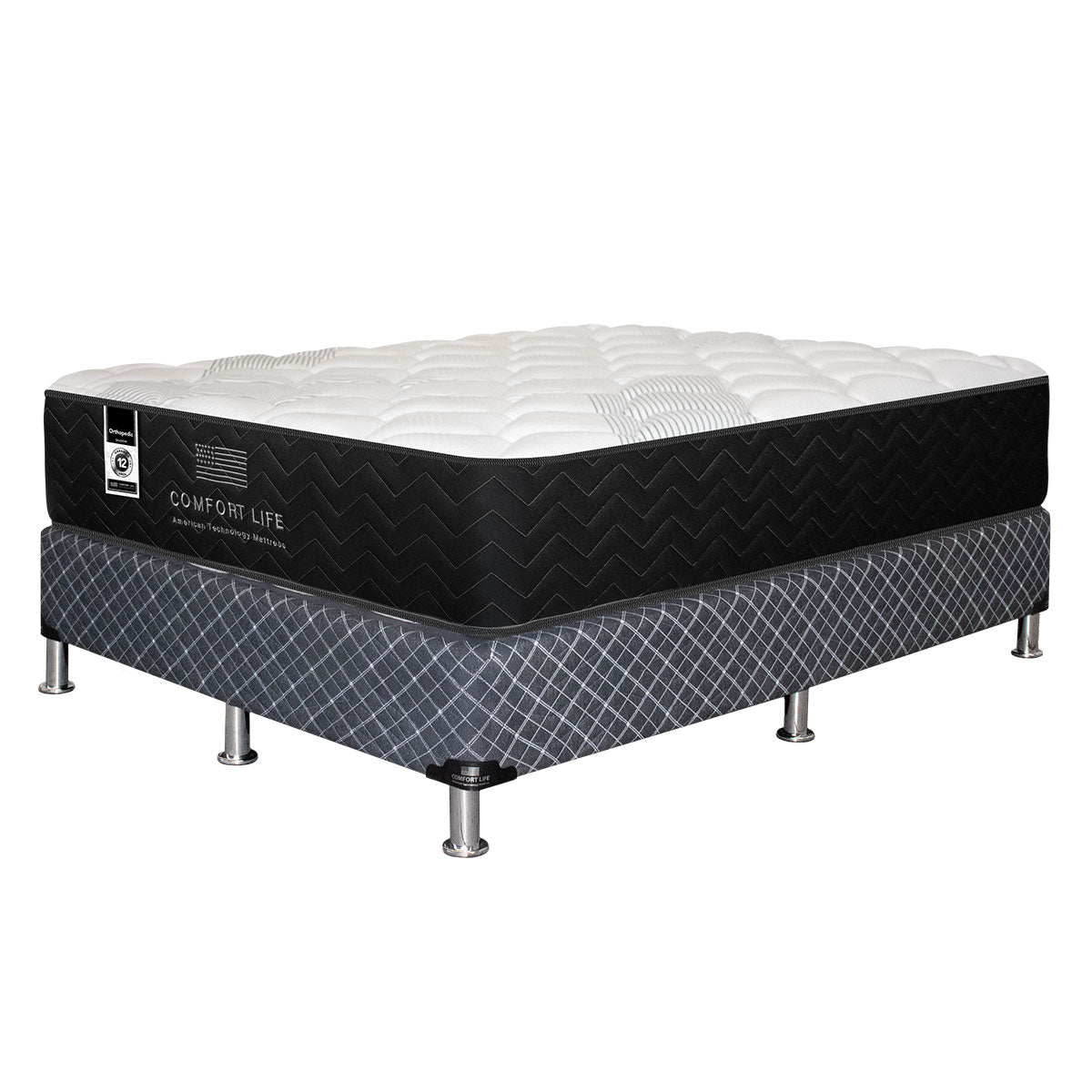 Colchon Comfort Life Black Orthopedic Extra Firme