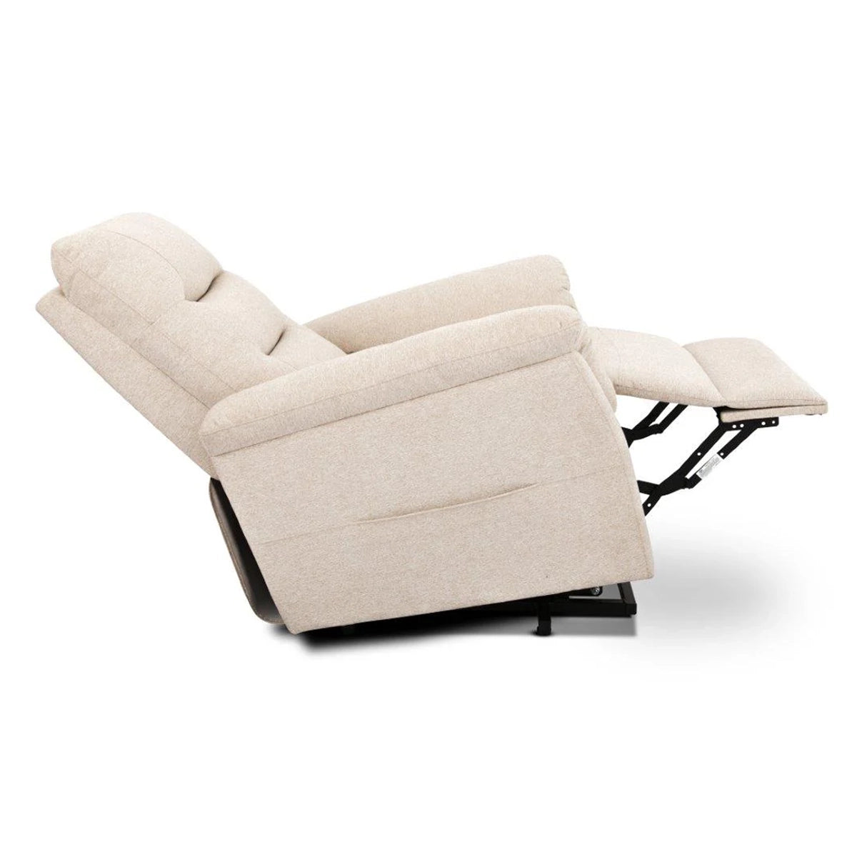 Sillon Reclinable Sealy Amber Posturepedic con Elevador Electrico Beige Arena