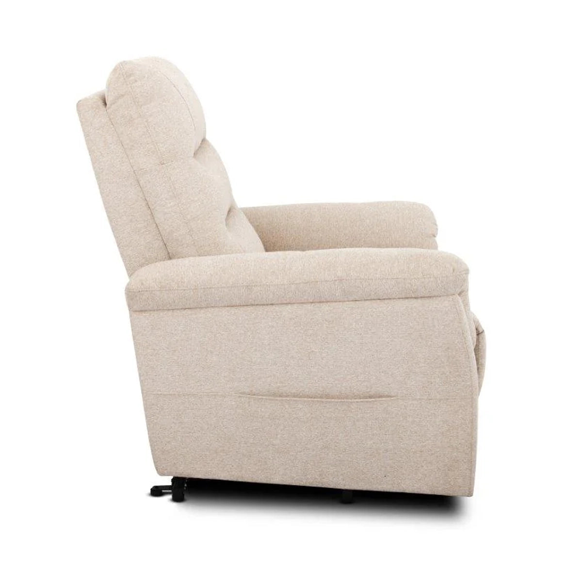 Sillon Reclinable Sealy Amber Posturepedic con Elevador Electrico Beige Arena