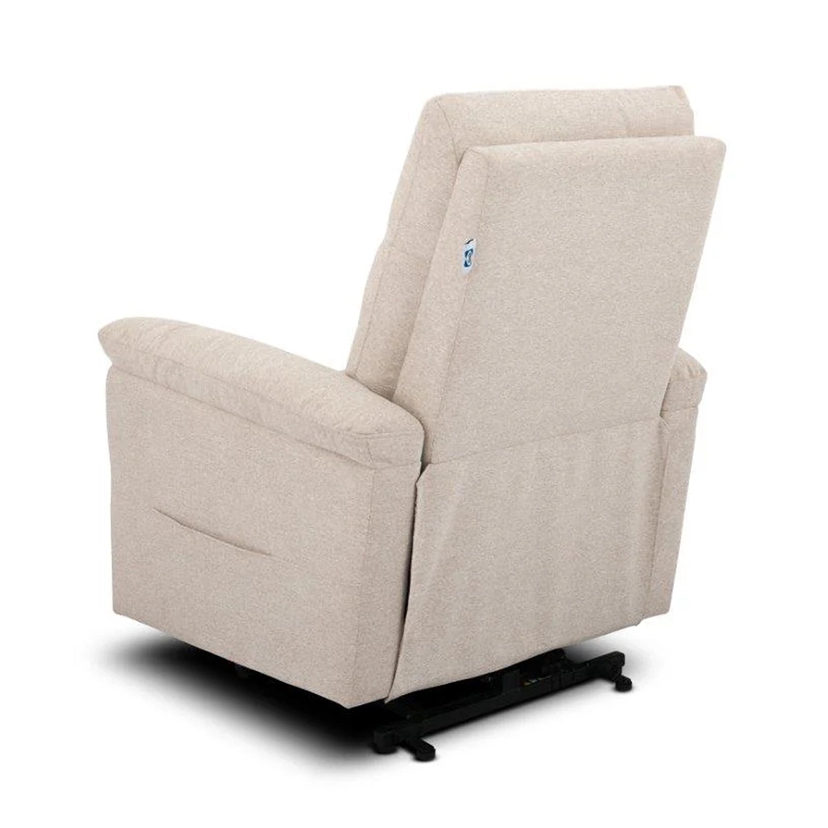 Sillon Reclinable Sealy Amber Posturepedic con Elevador Electrico Beige Arena