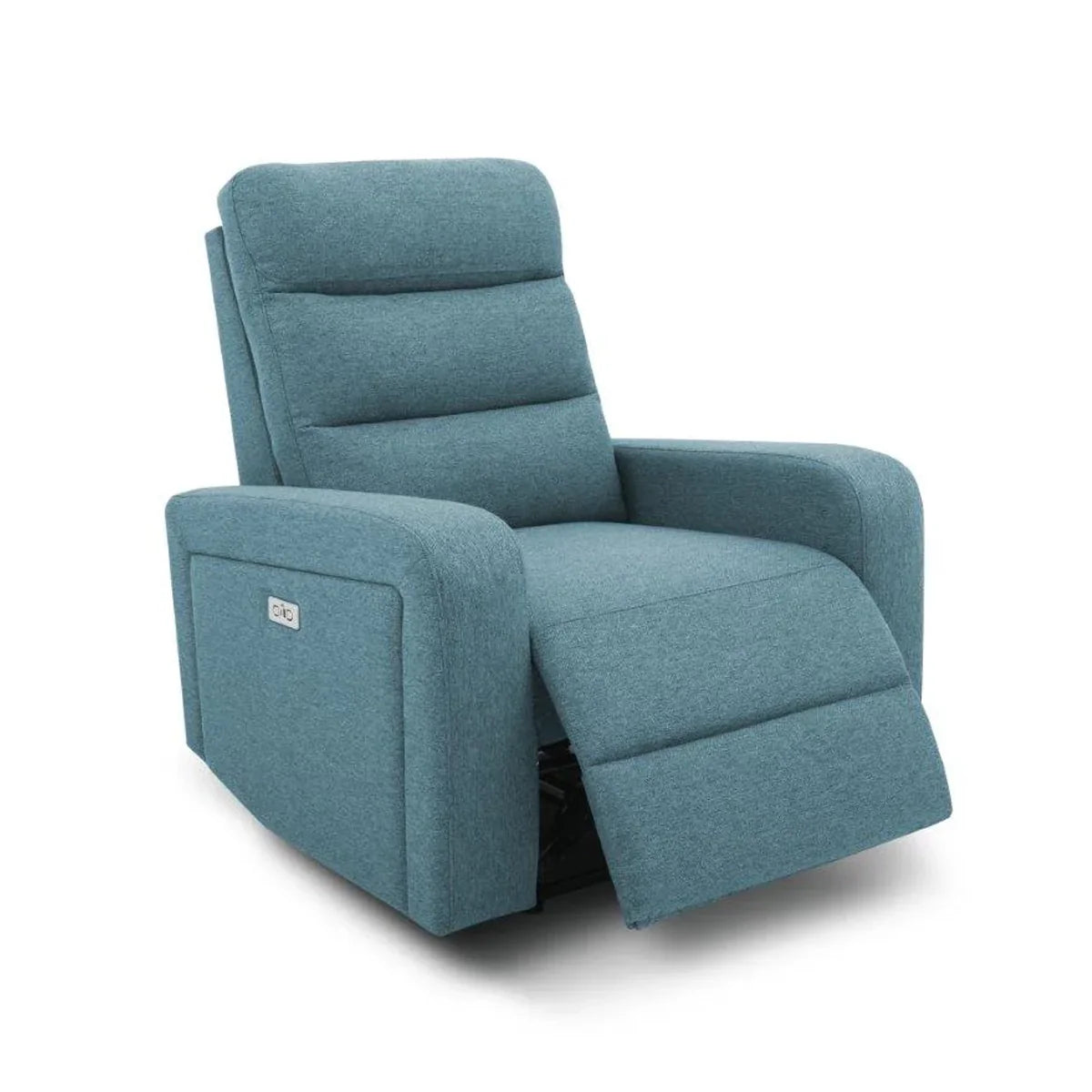 Sillon Reclinable Sealy Hixon Posturepedic Eléctrico Verde Azulado