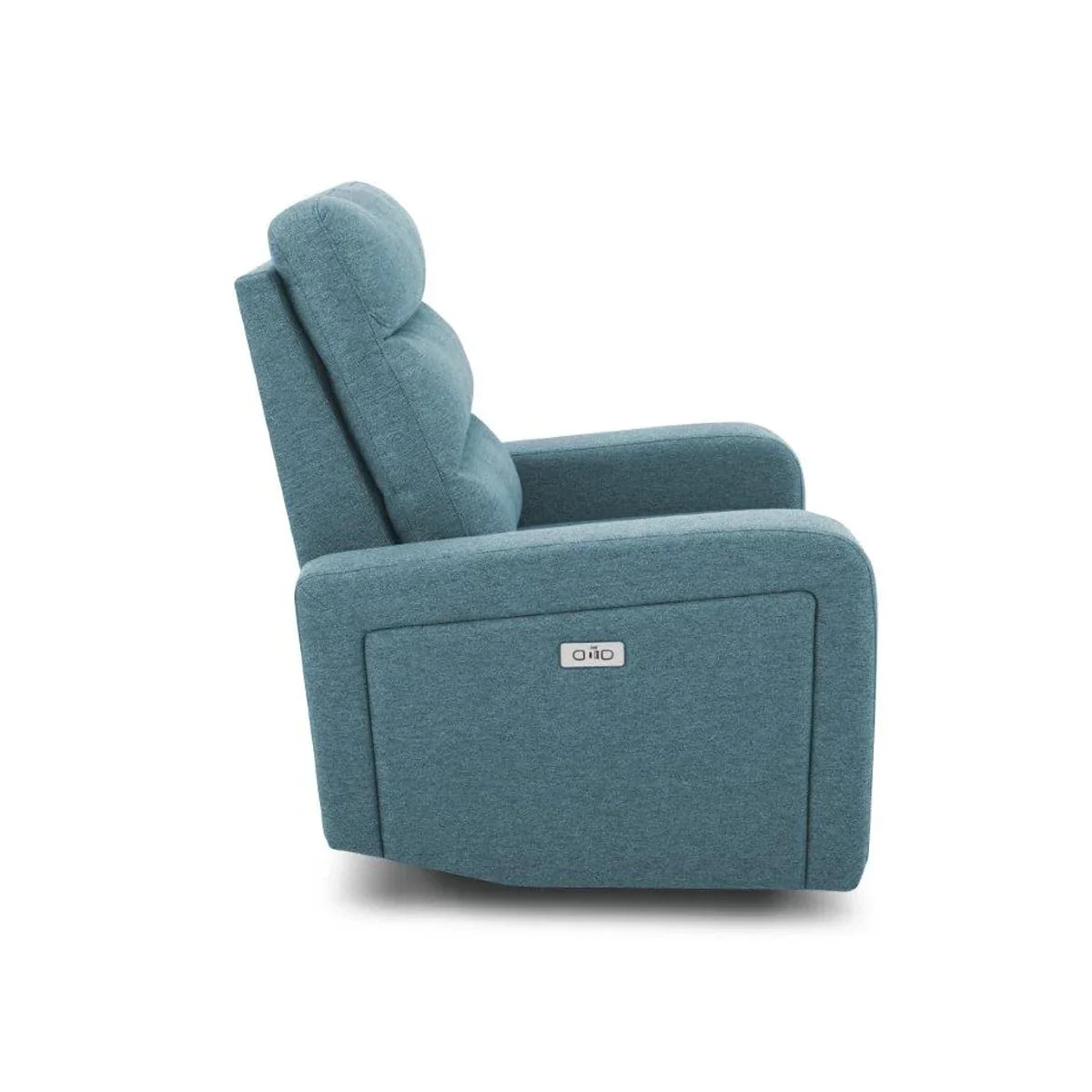 Sillon Reclinable Sealy Hixon Posturepedic Eléctrico Verde Azulado